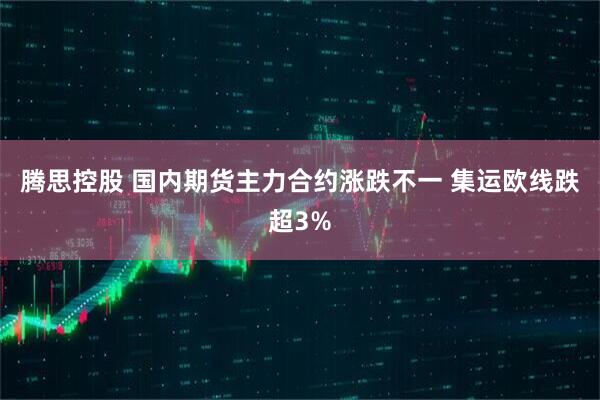 腾思控股 国内期货主力合约涨跌不一 集运欧线跌超3%