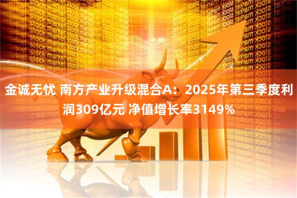 金诚无忧 南方产业升级混合A：2025年第三季度利润309亿元 净值增长率3149%